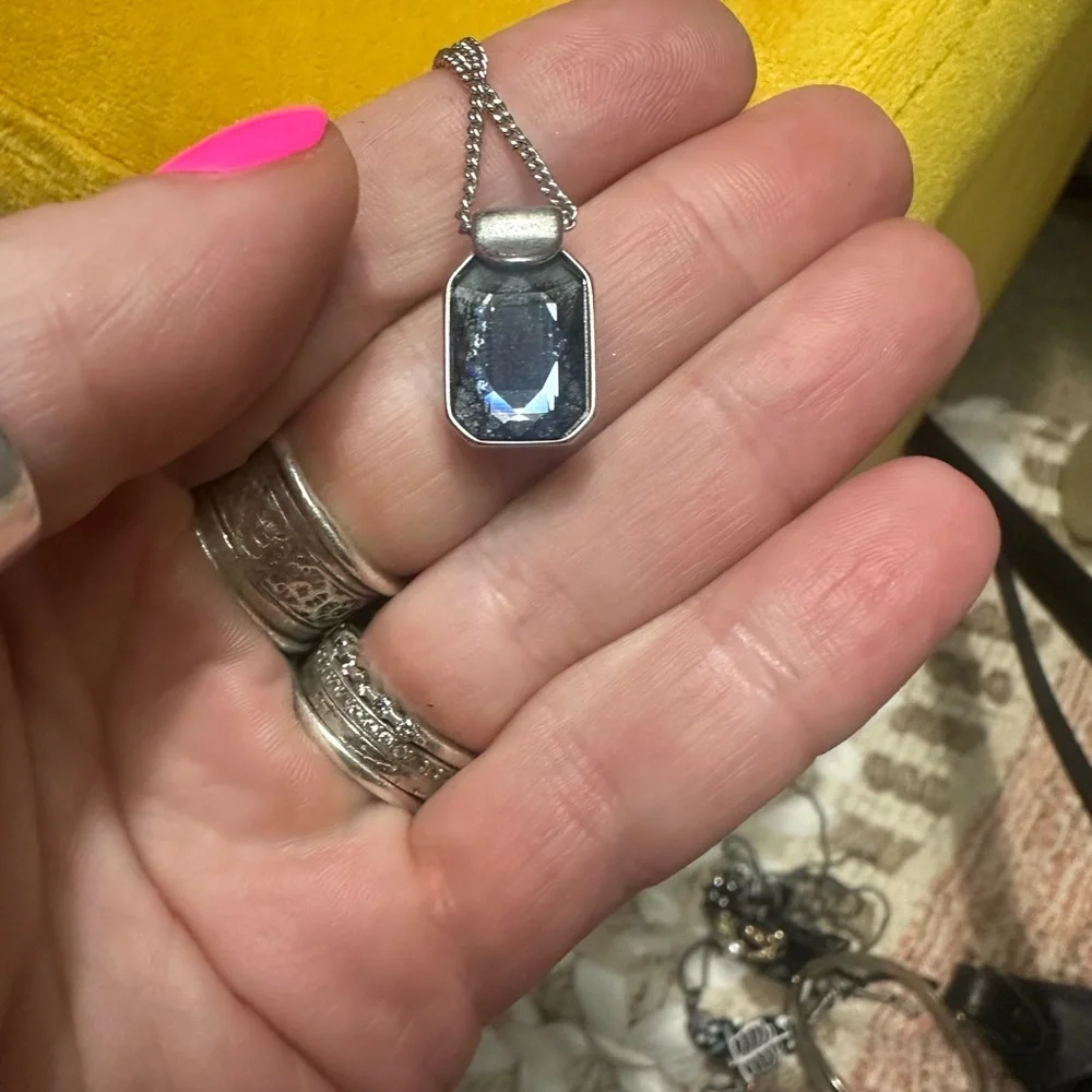 Reversible SWARVOSKI crystal necklace